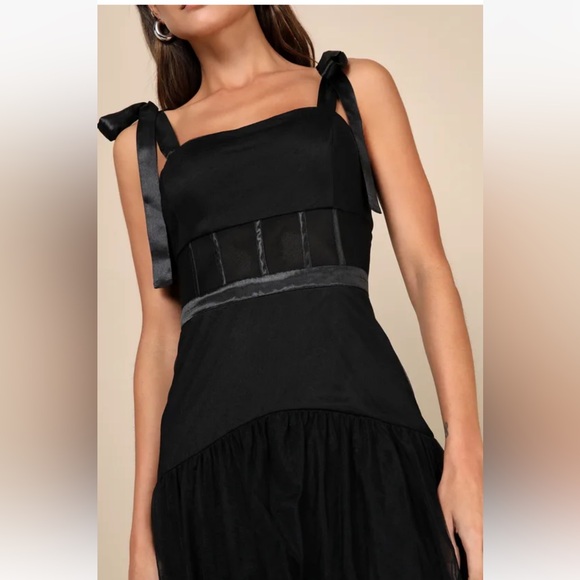 Women's LuLu's black dress size XL - Picture 4 of 6